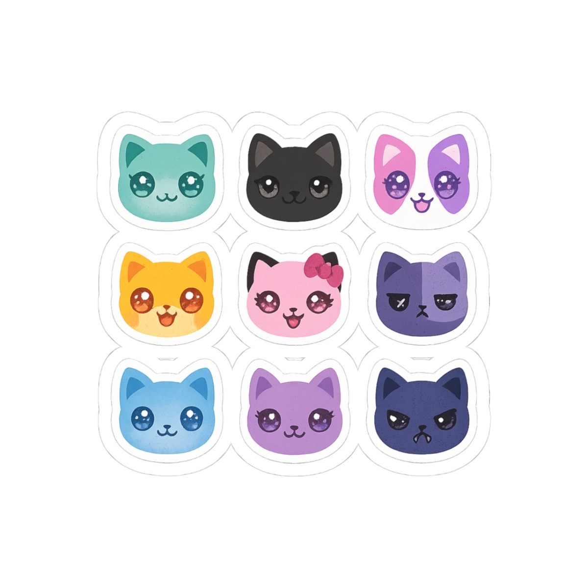 Aphmau Meemeow Cat Pattern Sticker