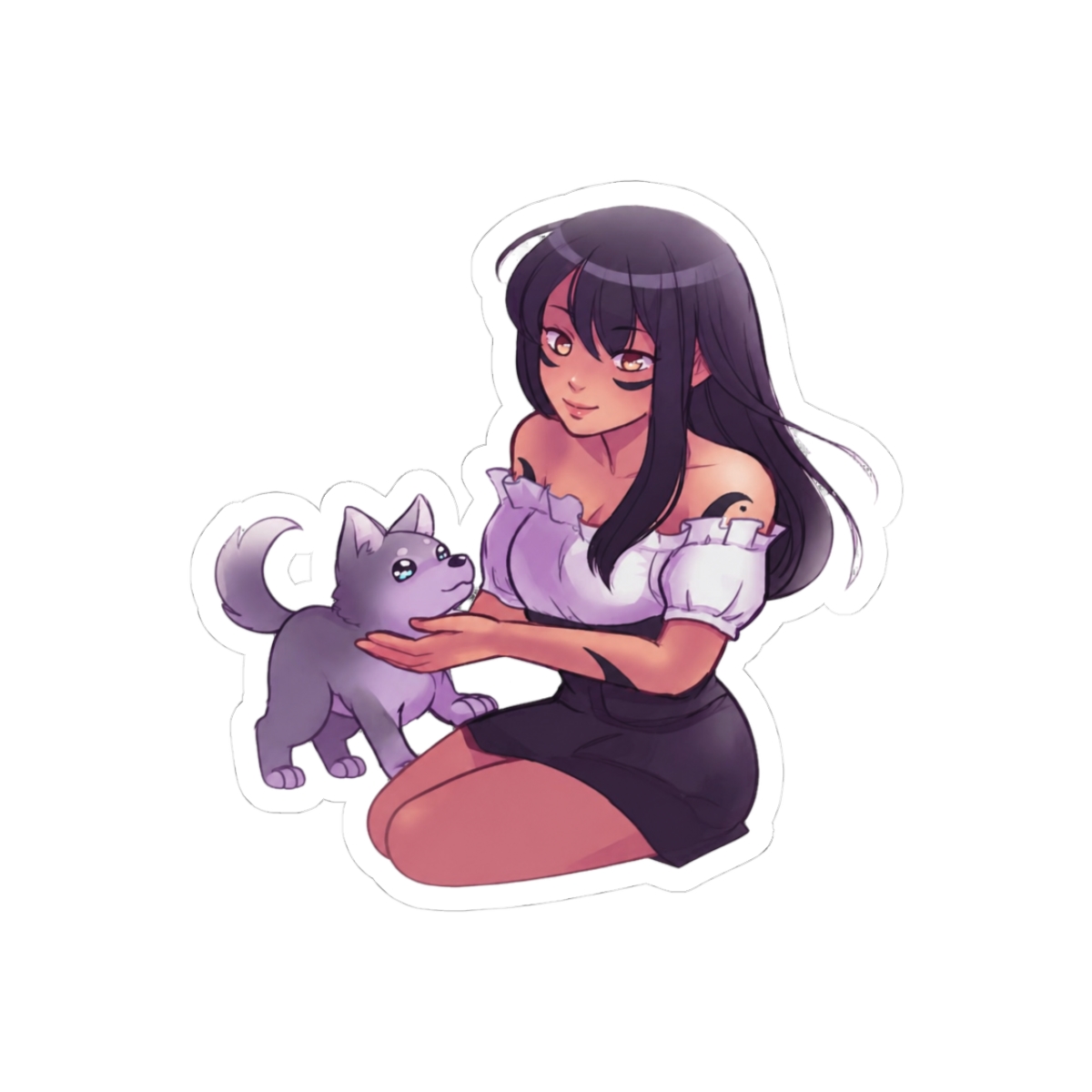 aphmau kawaiizr77tgyaqc_95 Sticker