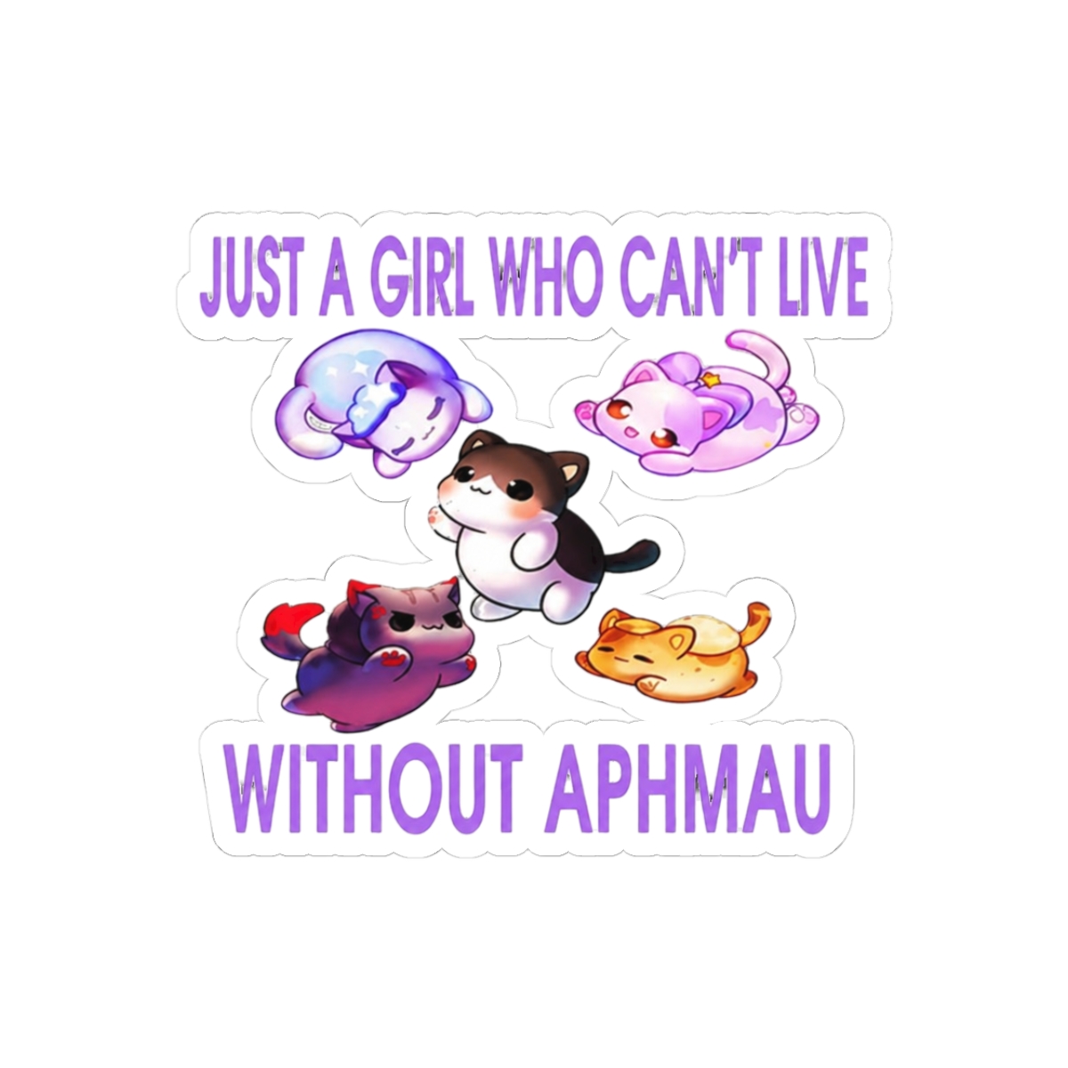 Just A Girl Who Loves Aphmau Sticker