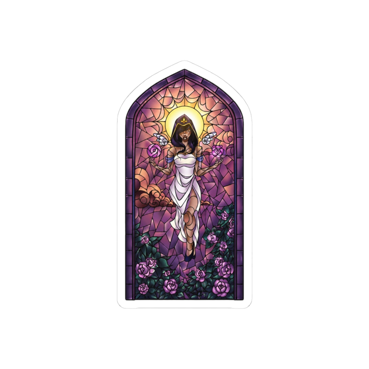 Aphmau irene glassmural Sticker