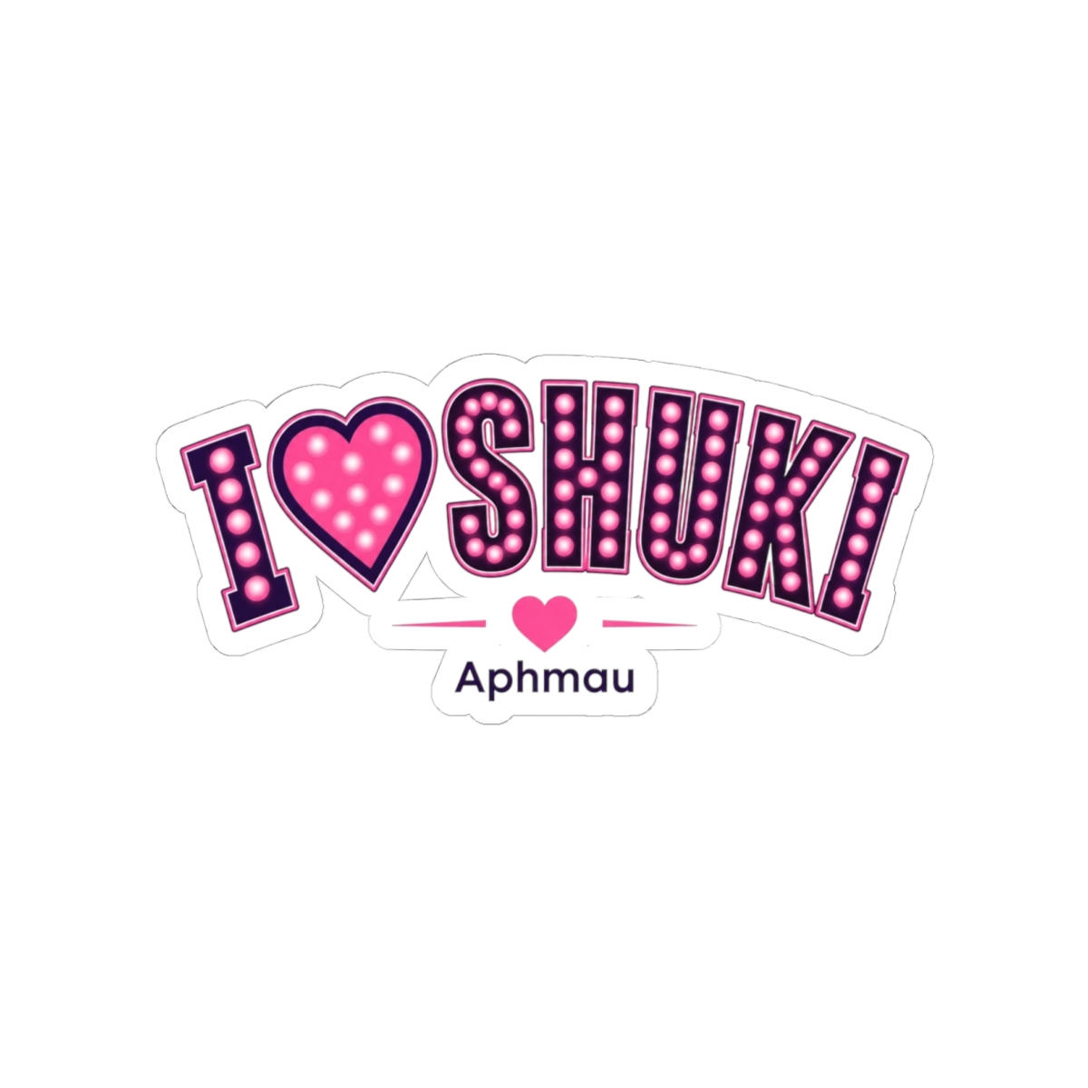 Aphmau "I ❤️ Shuki" Sticker