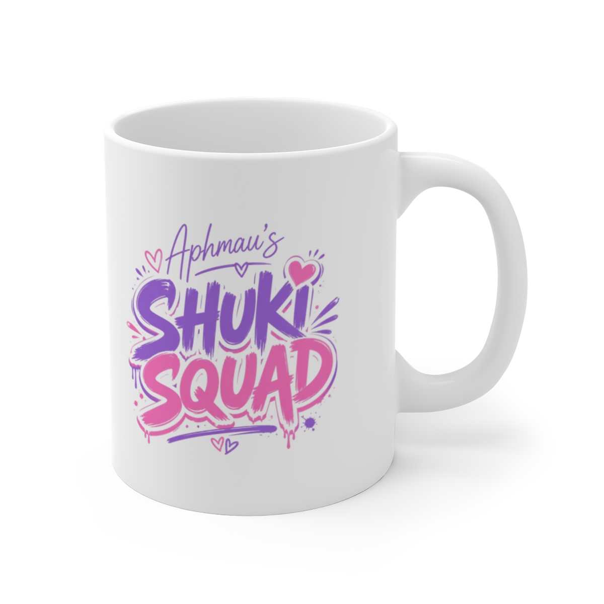Aphmau "Shuki Squad" White Mug