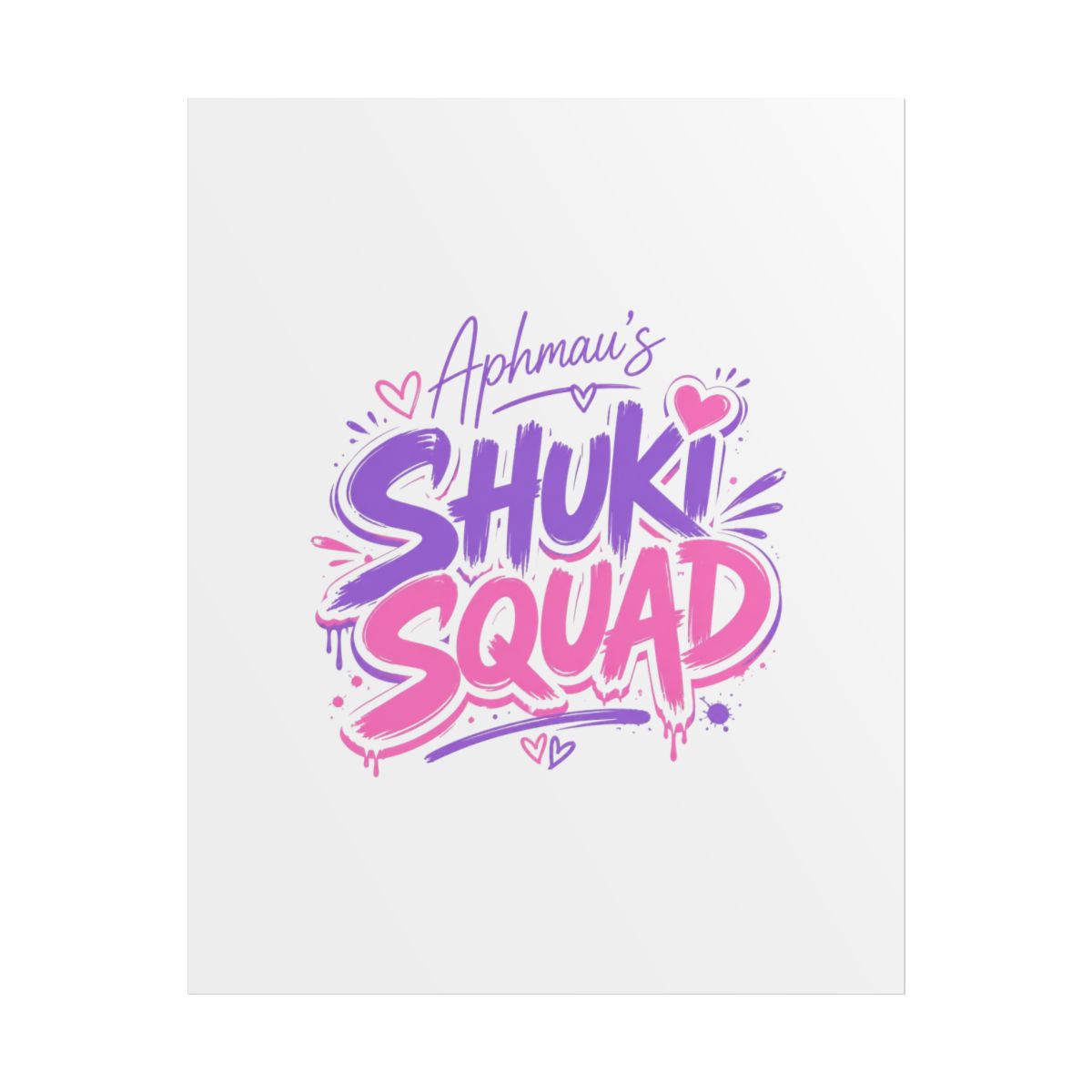 Aphmau "Shuki Squad" Poster